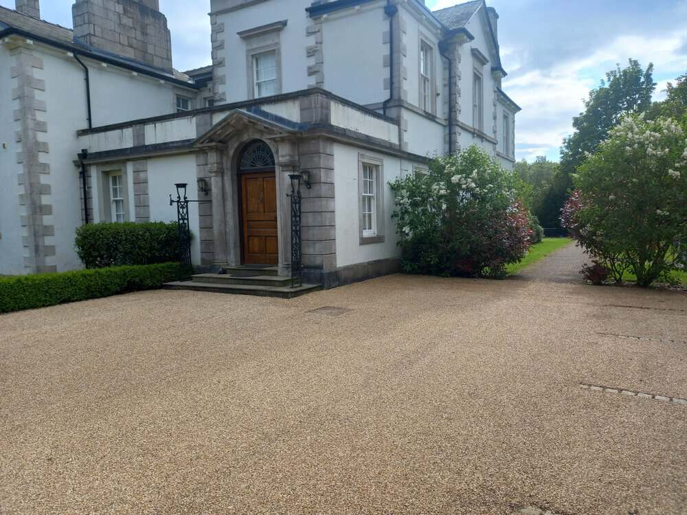 Surface Dressing Using Washed Golden Gravel in Carnforth, Cumbria