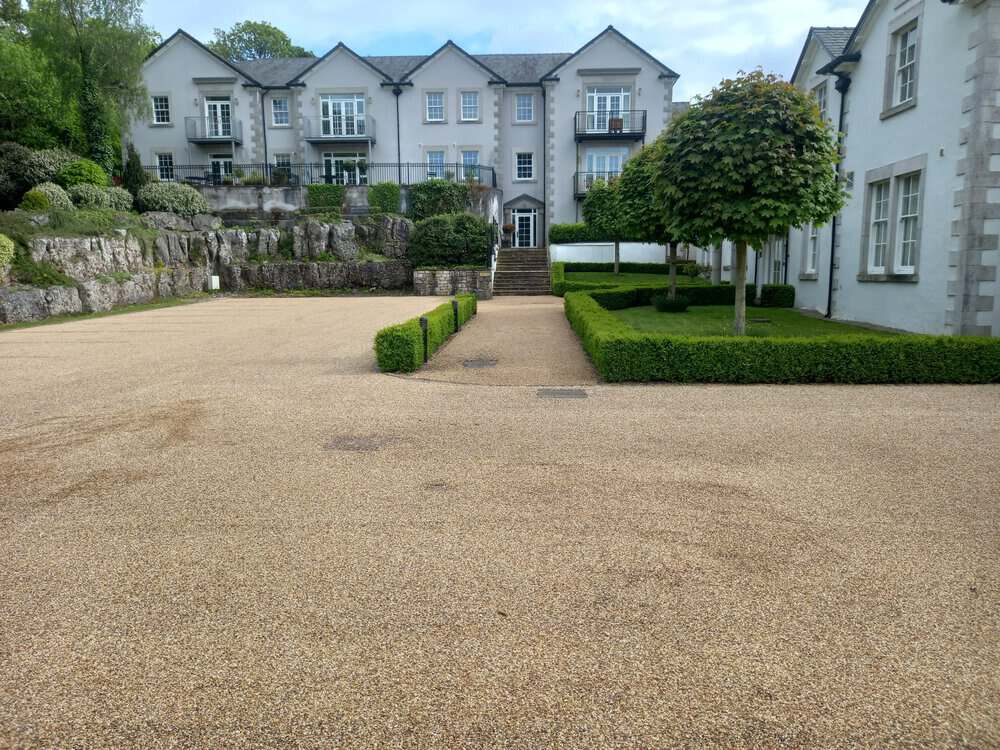 Surface Dressing Using Washed Golden Gravel in Carnforth, Cumbria