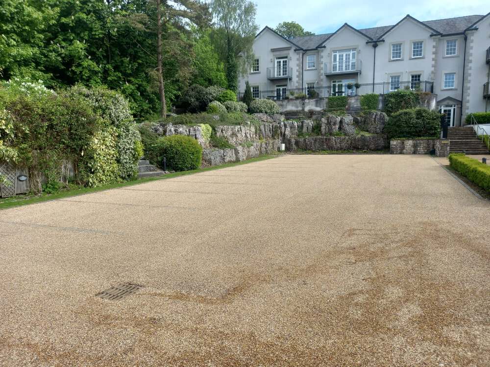 Surface Dressing Using Washed Golden Gravel in Carnforth, Cumbria