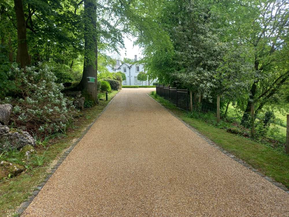 Surface Dressing Using Washed Golden Gravel in Carnforth, Cumbria